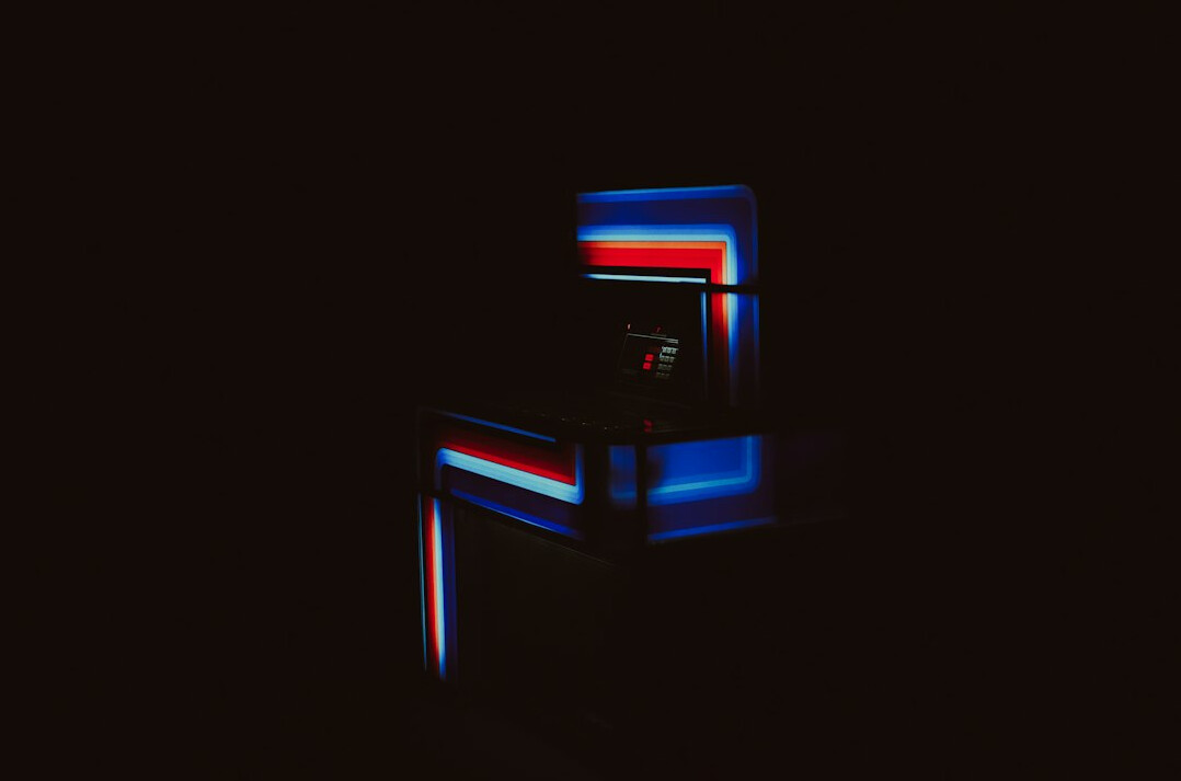 Vintage television set with colour bars on screen