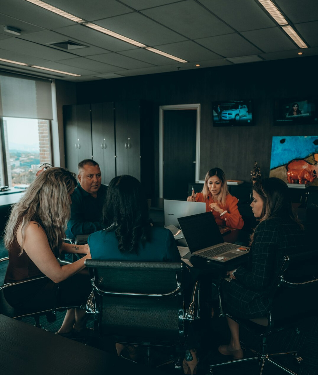 advertising team meeting